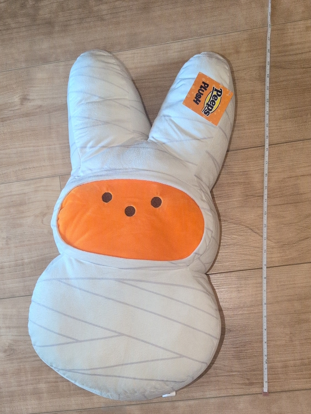 Peep Mummy Plush 24" - White and Orange
